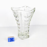 Vase by V. Hanuš, Heřmanova Huť Czechoslovakia 1960