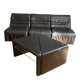 Canapé cuir 3 places de sede et table basse