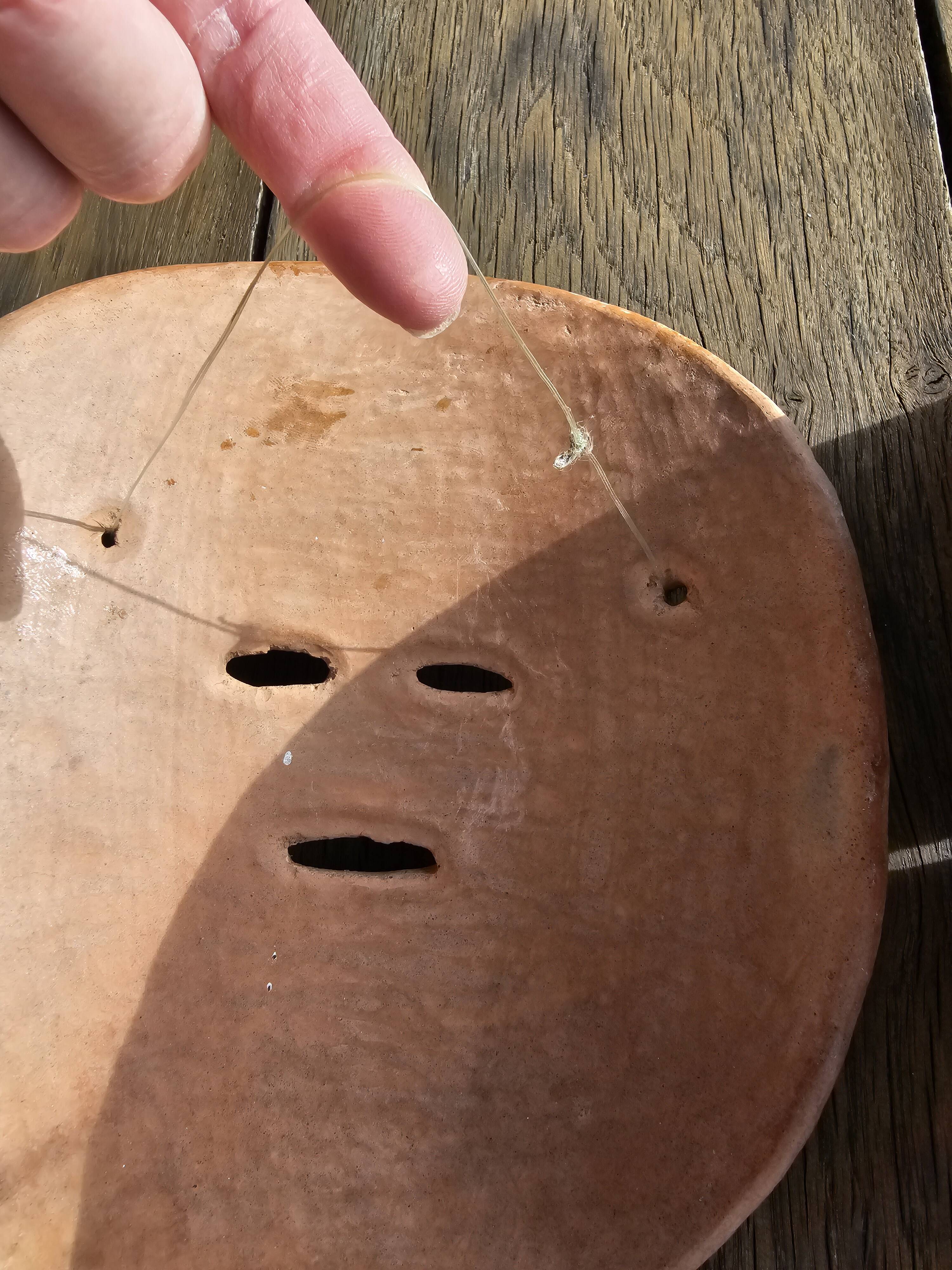 Mexican mask in terracotta