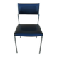 Vintage LAFARGUE chair, 1970s design, chrome.