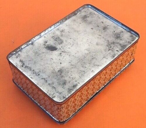 Old metal box Lithographed Café Brasilia (200x130x75)