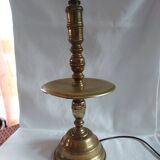 pied de lampe de salon laiton