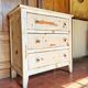 Patinated chest of drawers