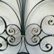 Pair of interior wrought iron grilles XXth century