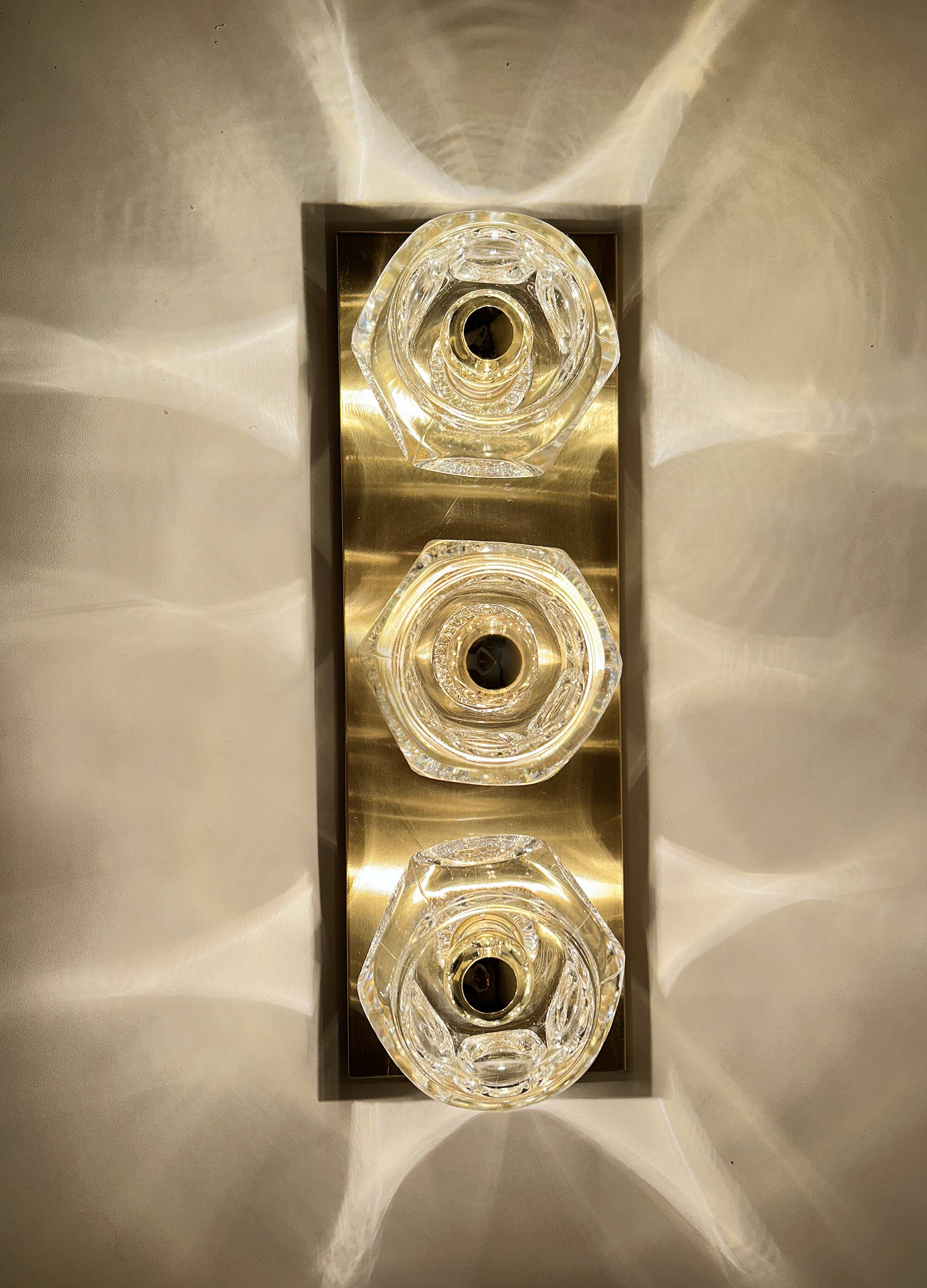 Pair Large Vintage Wall Lights