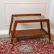 Table basse scandinave sur roulettes, 1960