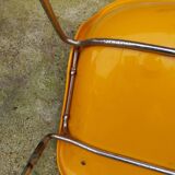 Paire de chaises traineaux Orange