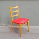 Vintage beech 60s chair
