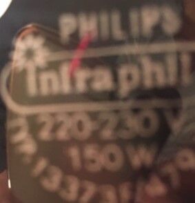 Infraphil Lamp 7522 Philips 1952