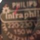 Lampe Infraphil 7522 Philips 1952
