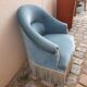 Blue toad armchair
