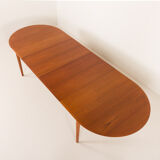 Arne Vodder extra long 290 cm teak extension table, for Sibast, Denmark 1960s