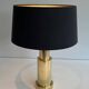 Paire de lampes modernistes en laiton