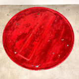 Vintage industrial metal bistro table