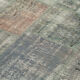 Handwoven anatolian contemporary 176 cm x 246 cm grey patchwork rug
