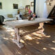 Antique solid wood farmhouse table