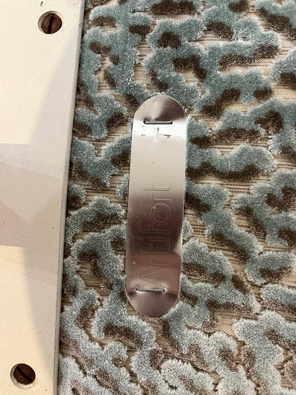 Ottomans Geoffrey Harcourt leopard fabric