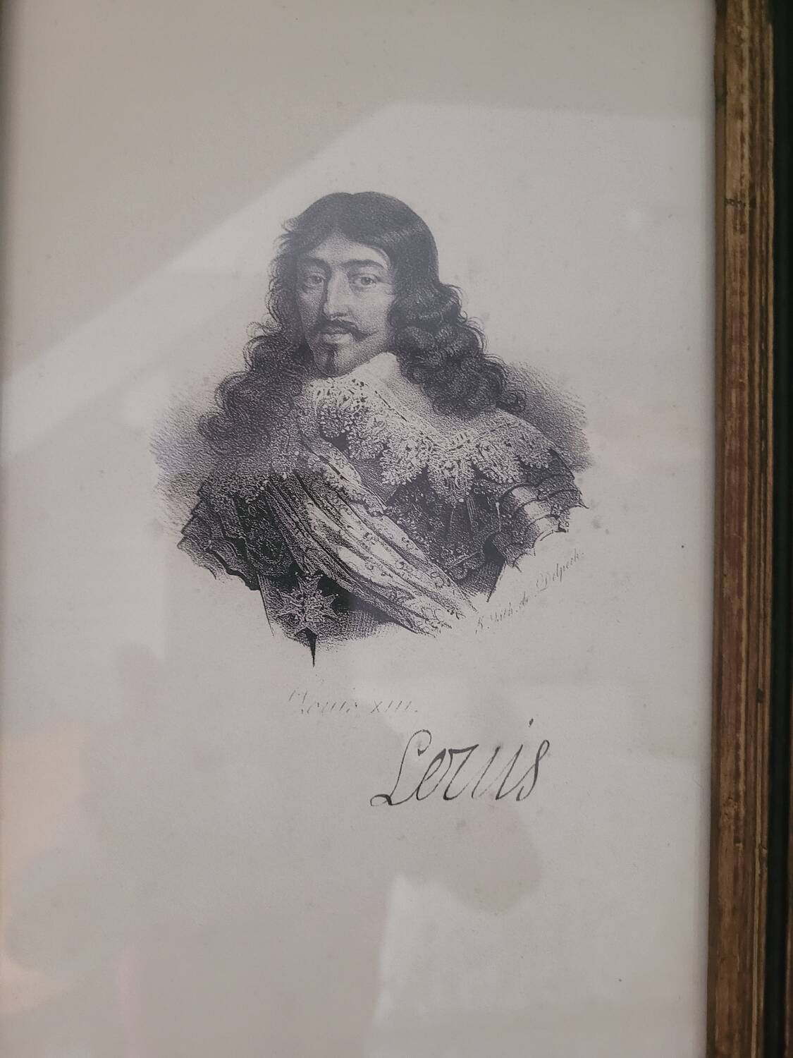 Set of 4 portraits of Kings of France