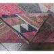 Vintage Pink Geometric Turkish Hand-Knotted Runner 92x342