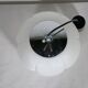 Ceiling Lamp Opal Glass 1970s Peill Putzler Design