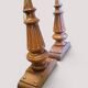 Set of 3 lamp bases in piano feet - Louis XVI style