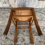 Vintage Luterma Bistro Chair Wood Thermoformed Seat #D801