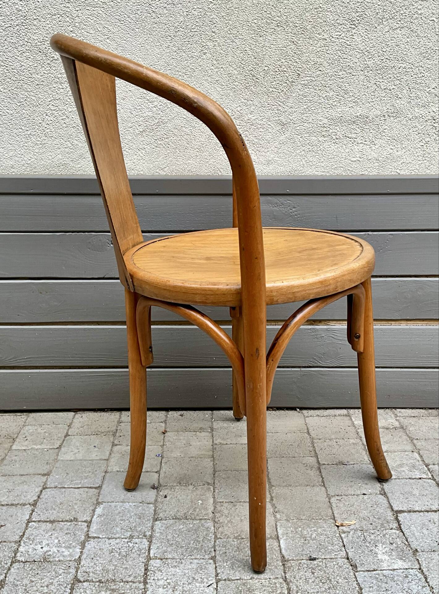 Fauteuil Fischel en bois courbé, début XXe