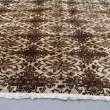 Vintage Turkish rug, tribal wool carpet, 272x200cm
