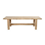 Farmhouse table in raw oak