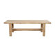 Table de ferme en chêne brut