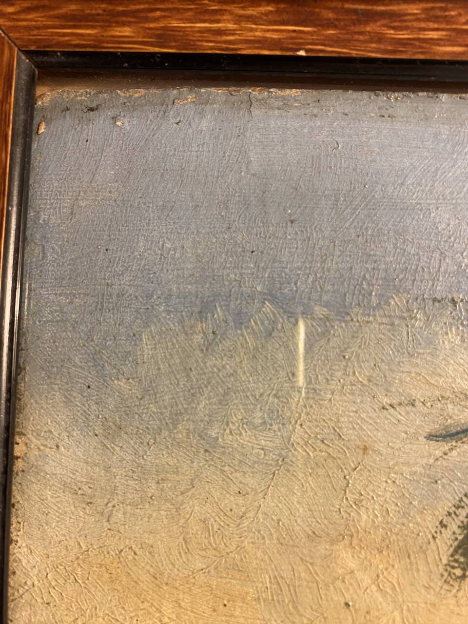 Old painting, orientalist landscape, signed George 20th century