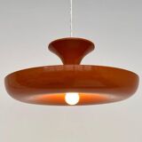 Very rare midcentury orange pendant, Denmark, 1970