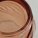 Pink glass vase