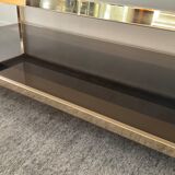 Belgo Chrom fine gold 23ct coffee table from the 70s