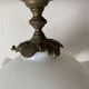 Ancien plafonnier opaline dentelée