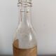 Bottle or old bottle in vintage glass apothecary pharmacy curiosity
