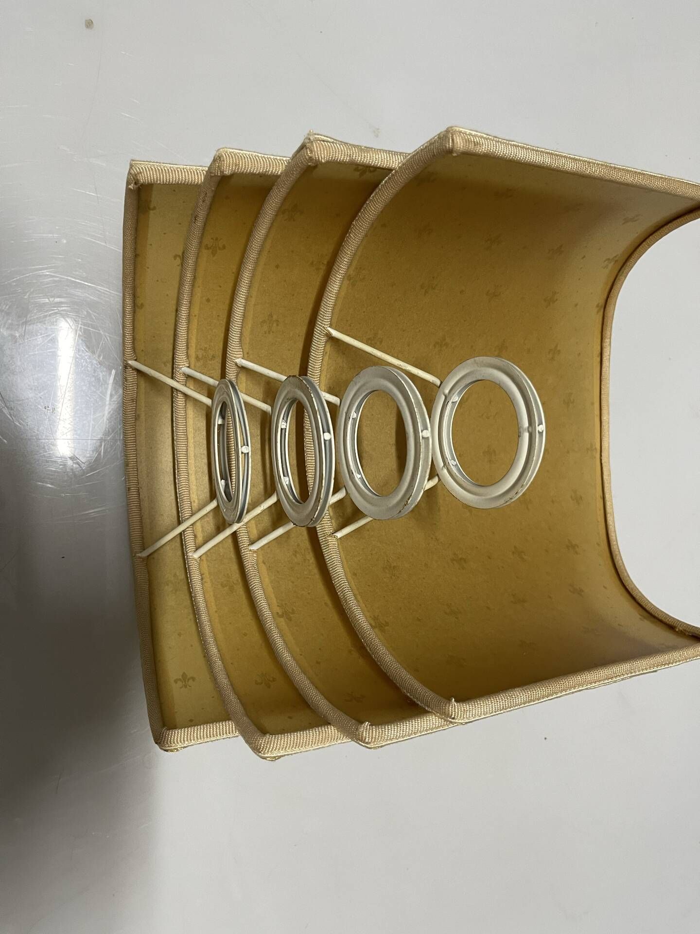 Large Brass Sconces Set of 4 by Hans Möller, Germany, 1960s
