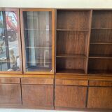 4-module rosewood bookcase model No. 4 by Danish designer Omann Jun 1960
