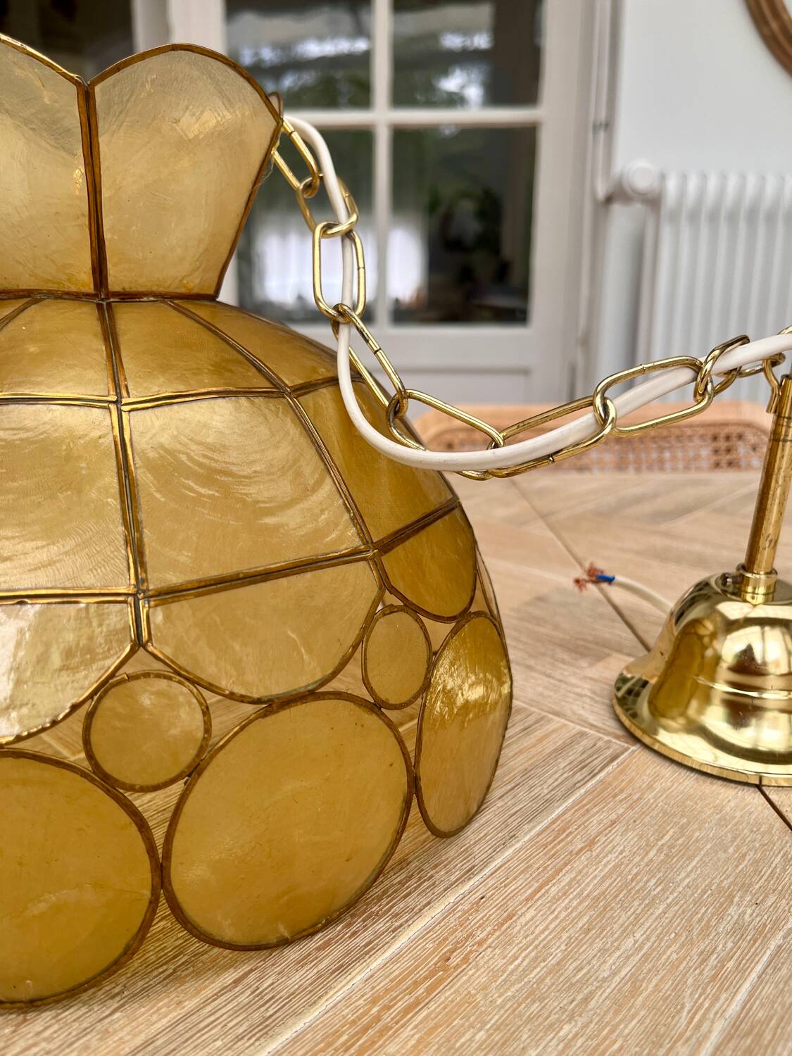 Mother-of-pearl suspension "Champagne"