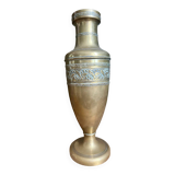 Vase en laiton art déco