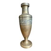 Vase en laiton art déco