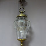 Lantern glass and bronze