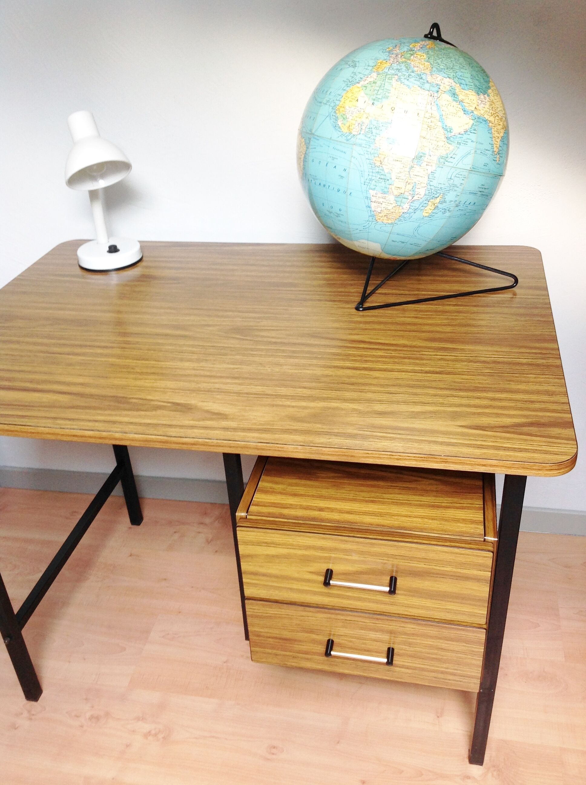 Scandinavian style desk / vintage 60s-70s