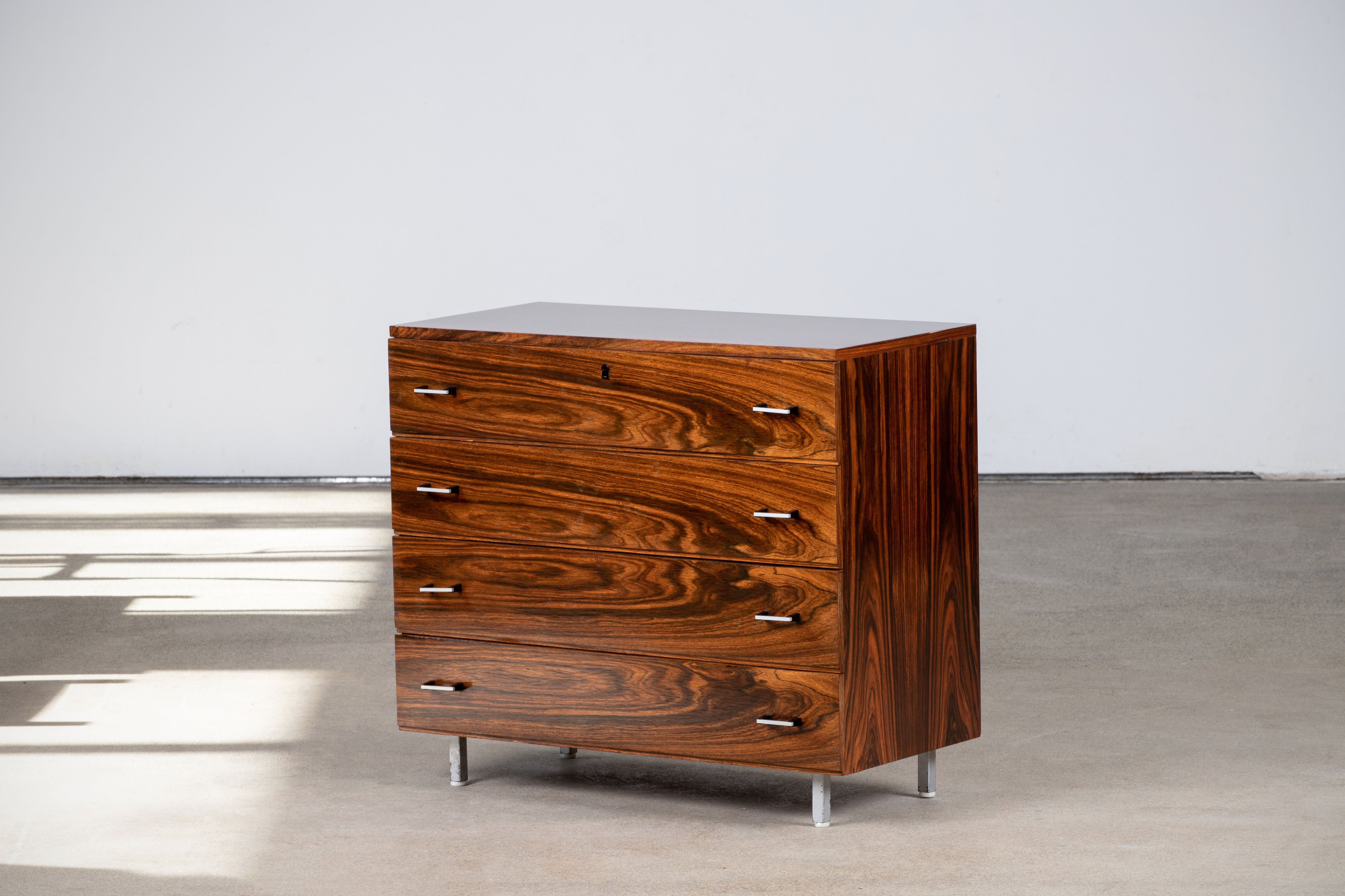 Scandinavian rosewood chest of drawers - 1960