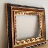 Cadre doré style barbizon en bois