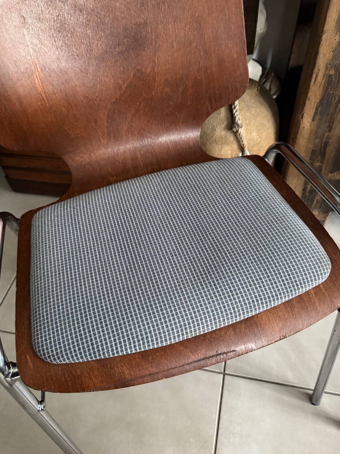 Lot de 4 chaises Pagholz vintage