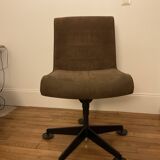 Sapper velvet office armchair for Knoll