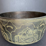 Carved bronze cup