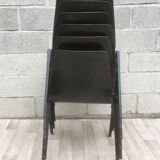 Set of 6 Dutch design and vintage chairs S22