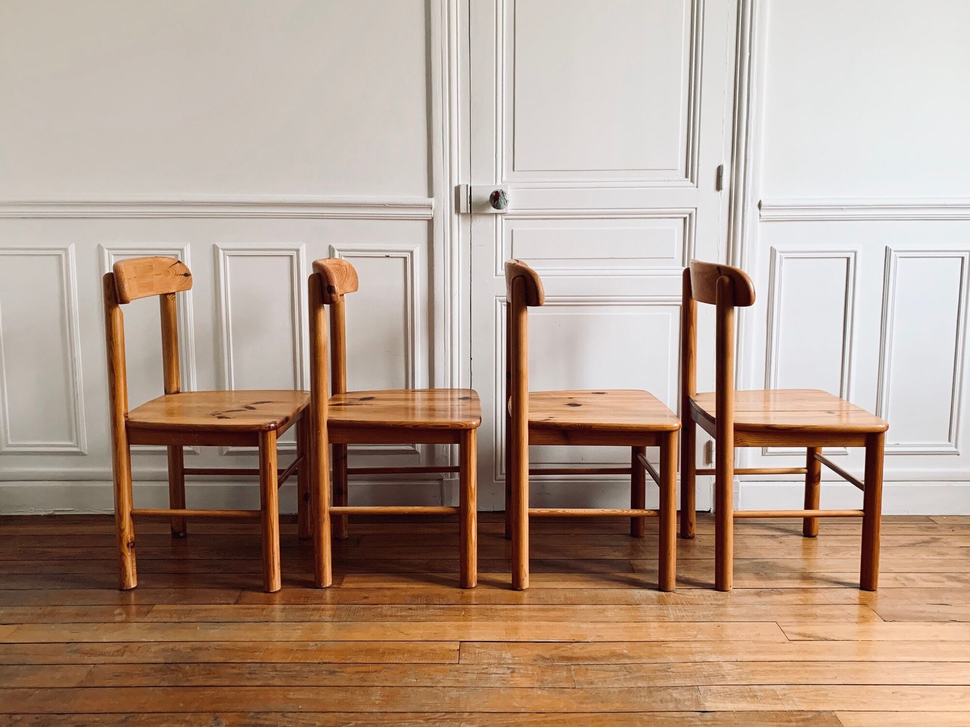 Chaises pin massif par Rainer Daumiller pour Hirtshals Savvaerk